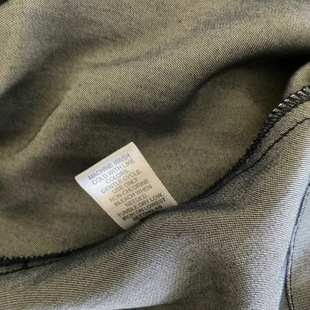 Appraisal Chambray Shift Dress Size‎ 6 Blue - Picture 7 of 7